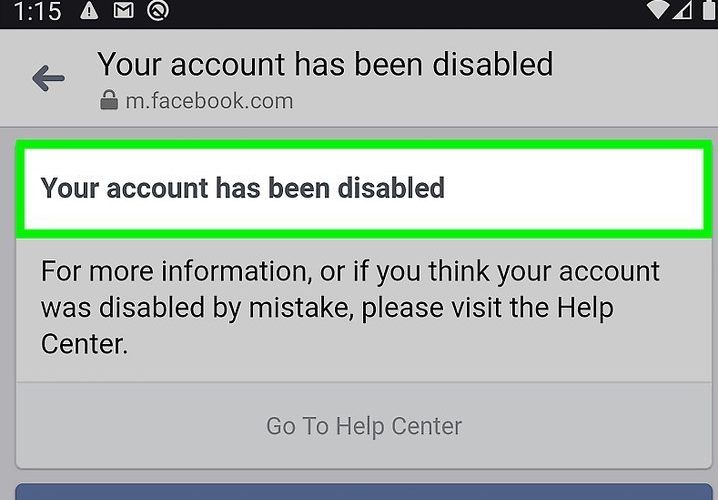 How To Recover a Disabled Facebook Account