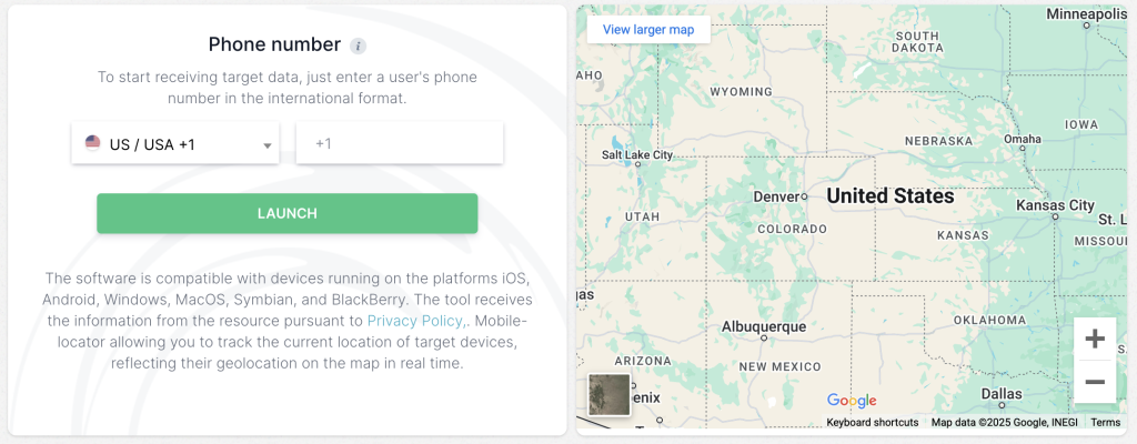 MobileLocator: Locate Someone Else Online by Phone Number